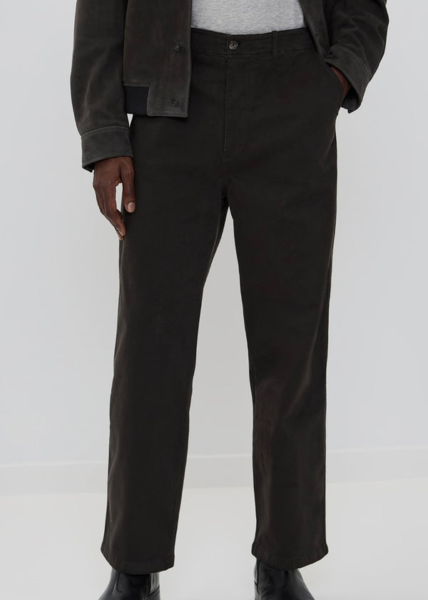 Cotton Chino Pants - Dark Chocolate