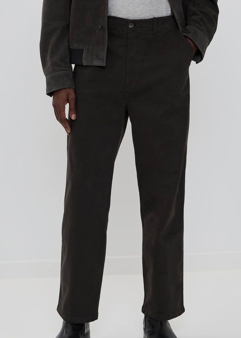 Cotton Chino Pants - Dark Chocolate