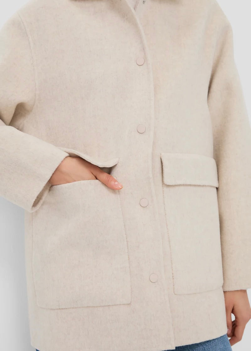 Levi Wool Coat - Oat