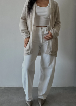 Jennifer Midi Open Cardigan - Earth - house of lolo