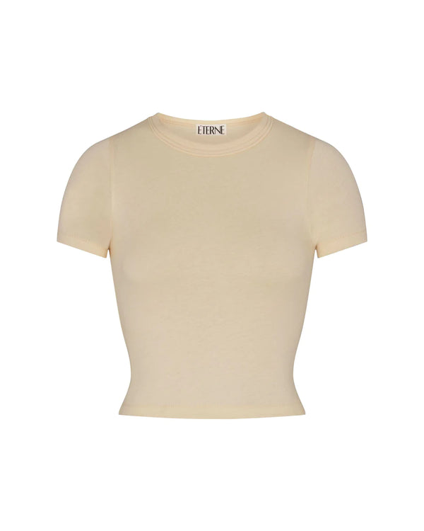 Short Sleeve Baby Tee Oat - house of lolo