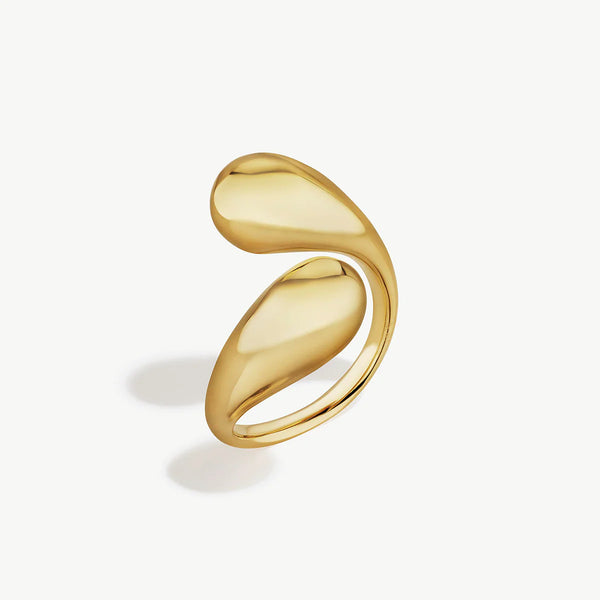 Twisted Dash Ring - Gold - house of lolo