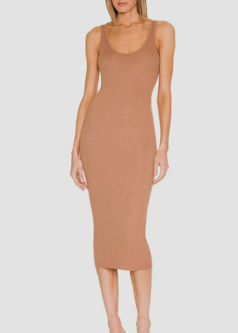 Tank Midi Dress - Bronze