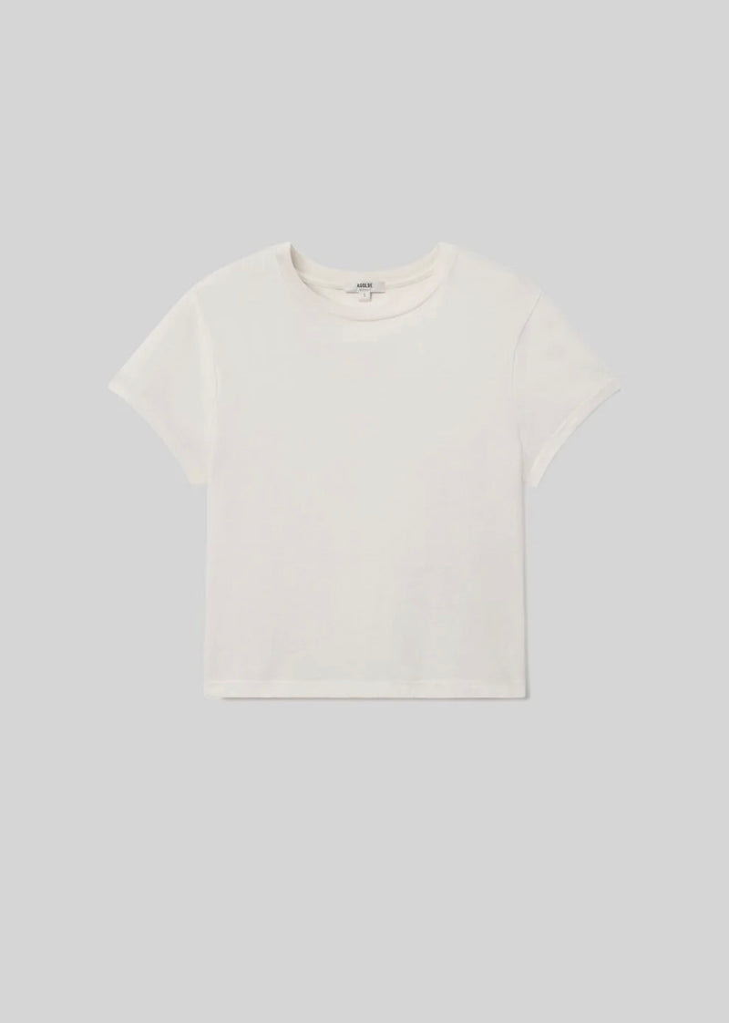 Adine Shrunken Tee - White Ash