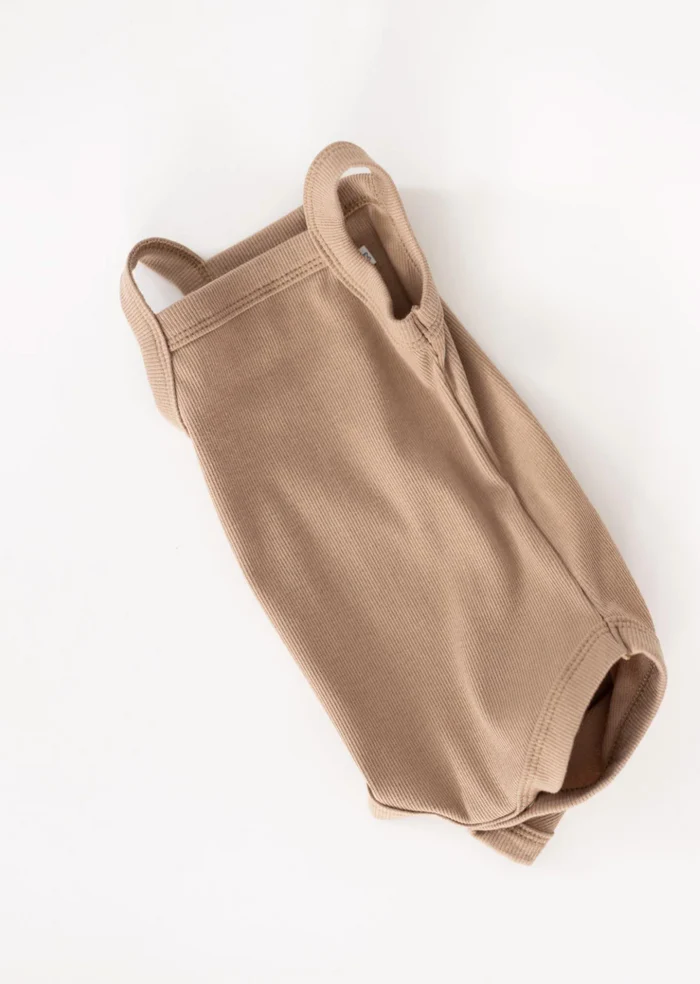 Tank Onesie - Mocha