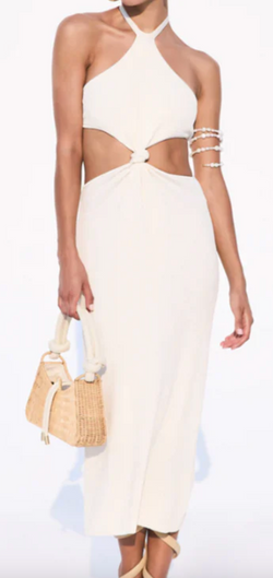Cameron Knit Dress - Off White - house of lolo
