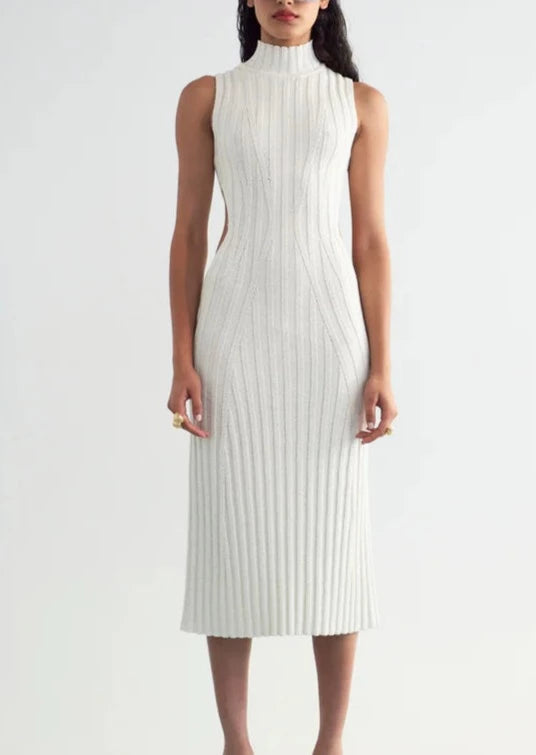 Cult Gaia - Leola Knit Dress - OFF White Cult Gaia - Leola Knit Dress - OFF White