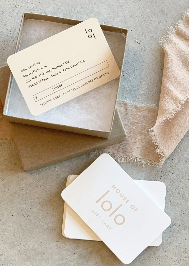 Gift Cards $50-$1,000 - house of lolo