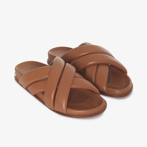 サンダル・ミュール Lizzie Slides - Anine Bing - Leather - Black Anine Bing Lizzie Slides in Black | Shop Tula – Tula Boutique