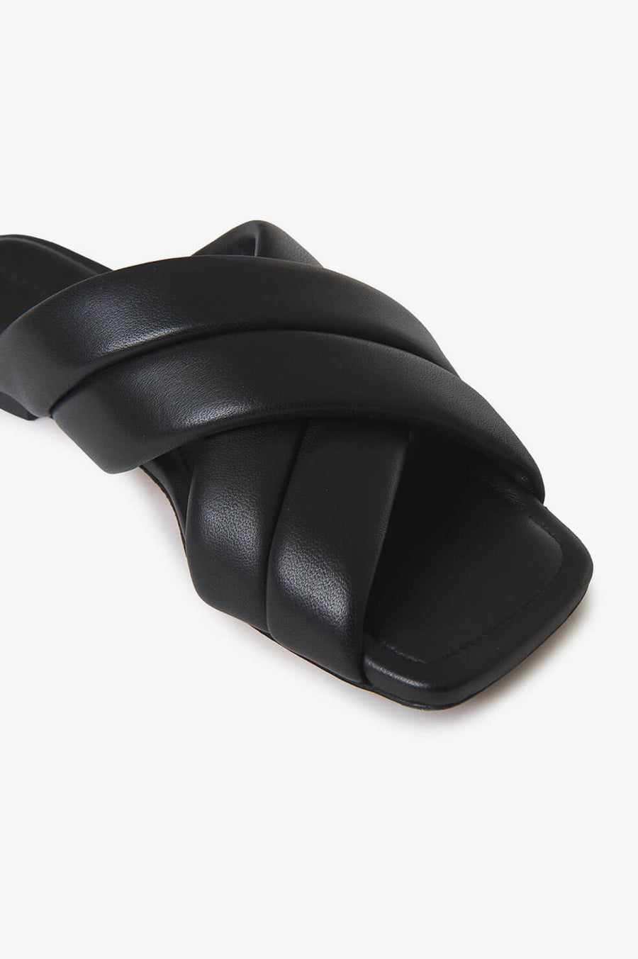 【関税込み】Eve Mules  Black Sandals - ANINE BING - Leather ANINE BING Eve Mules - Black