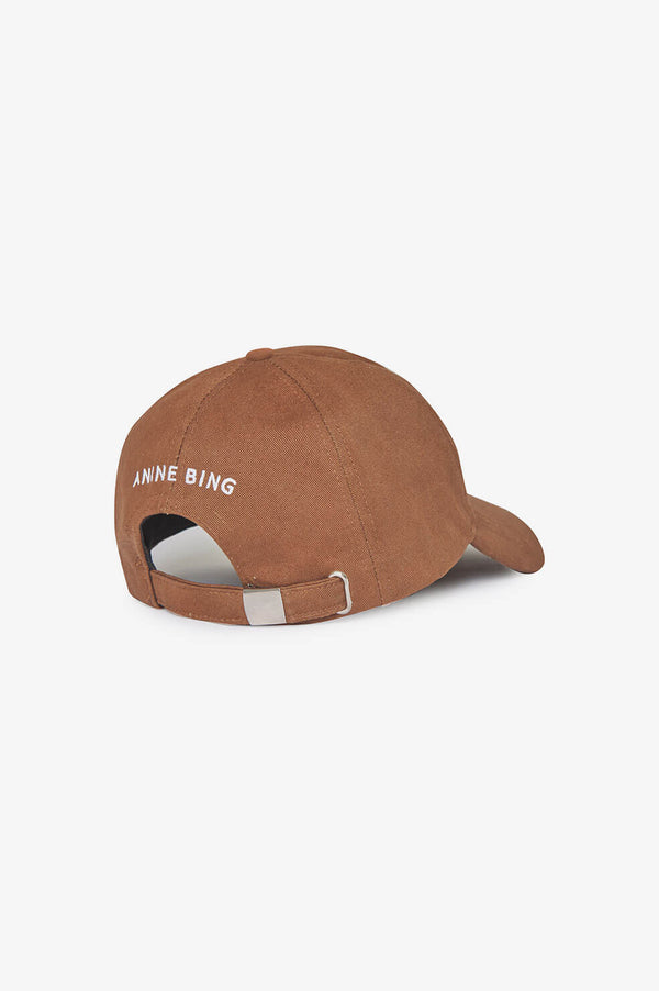 Jeremy Baseball Cap Dark Camel - house of lolo
