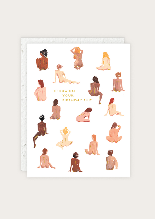 Birthday Suit Card - house of lolo