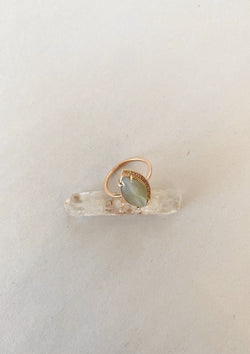 Cat Eye Crescent Ring - house of lolo