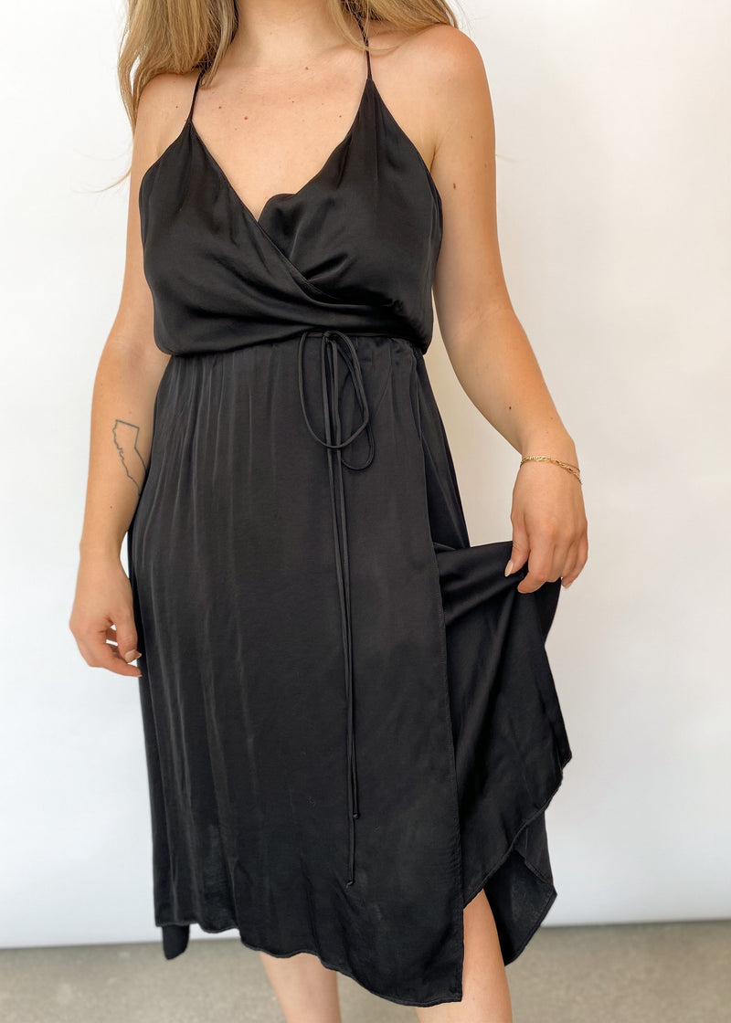 The Wrap Dress - Black - house of lolo
