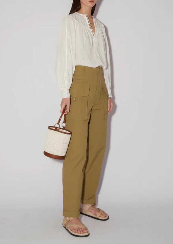 Noelle Pants - Olive - house of lolo