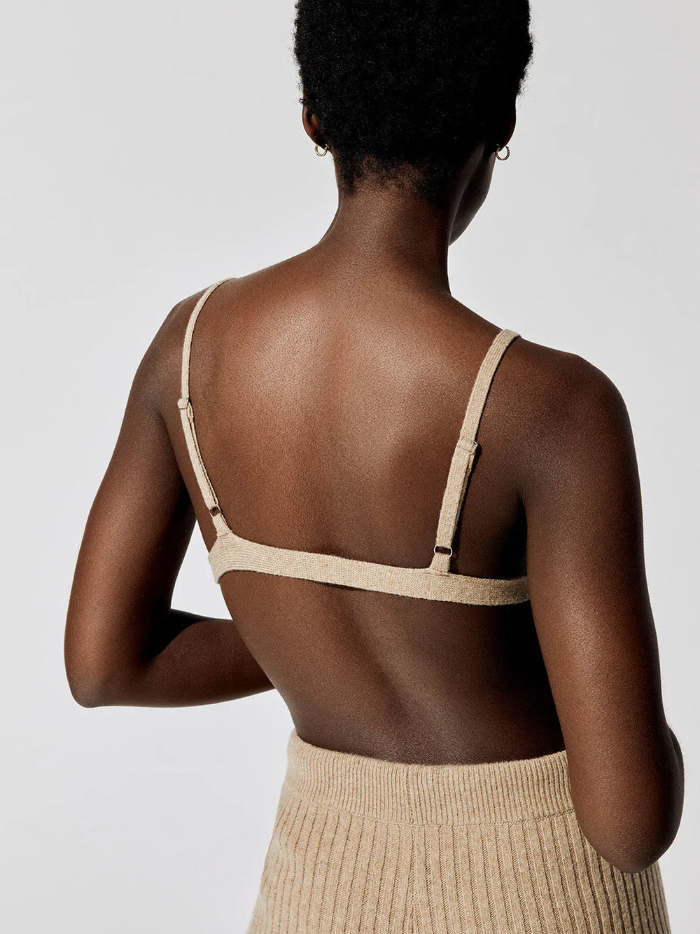 フミエタナカ 24aw ニットループブラ knit loop bra ONA-ONA012-BRWCAM-Luna-Sweater