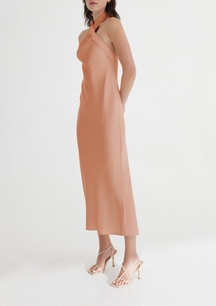 Aida Dress - Caramel - 8 | house of lolo