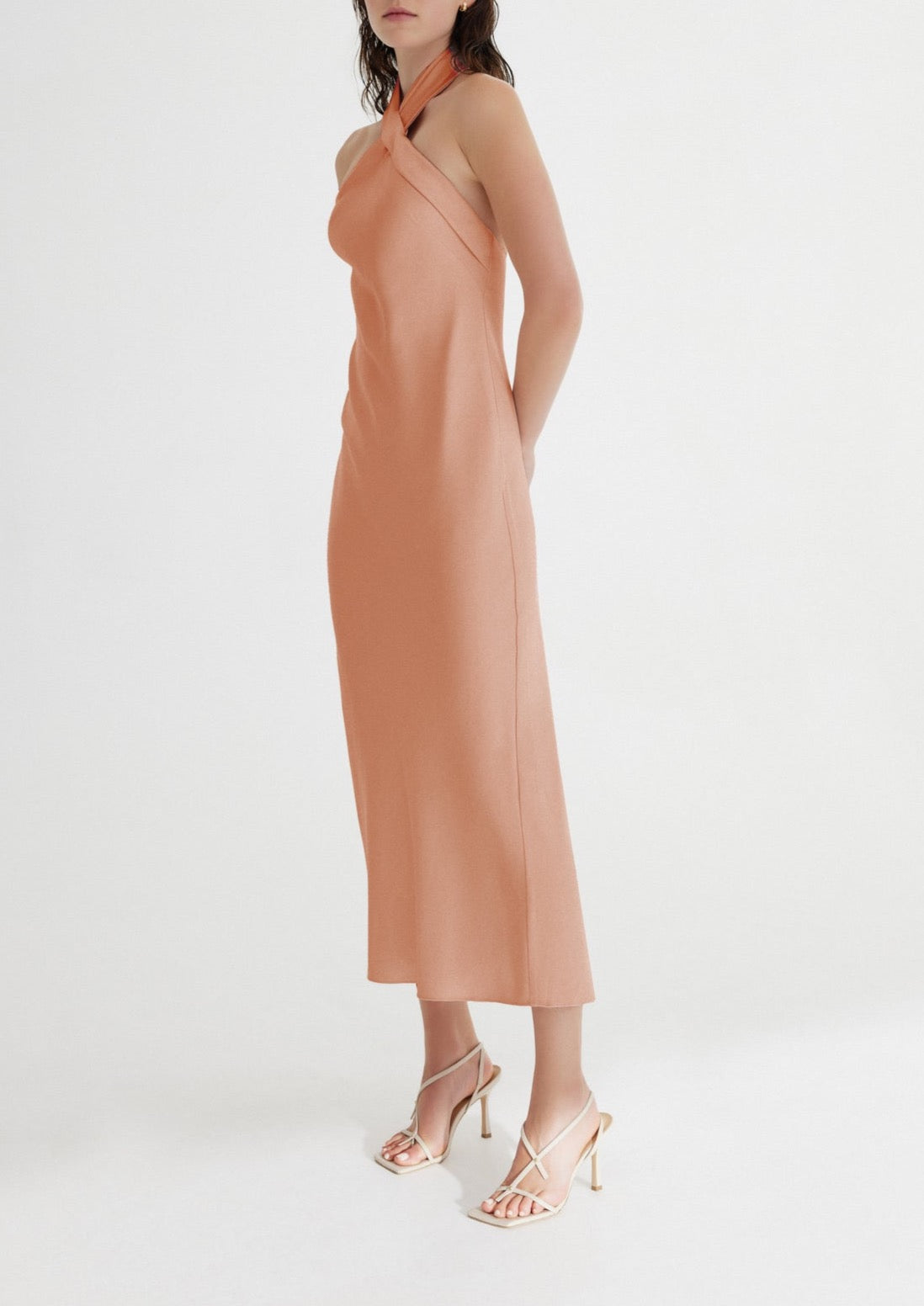 Aida Dress - Caramel - 8 | house of lolo