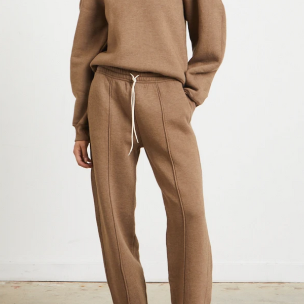 TOFFEE CASHMERE PANTS WITH POCKETS