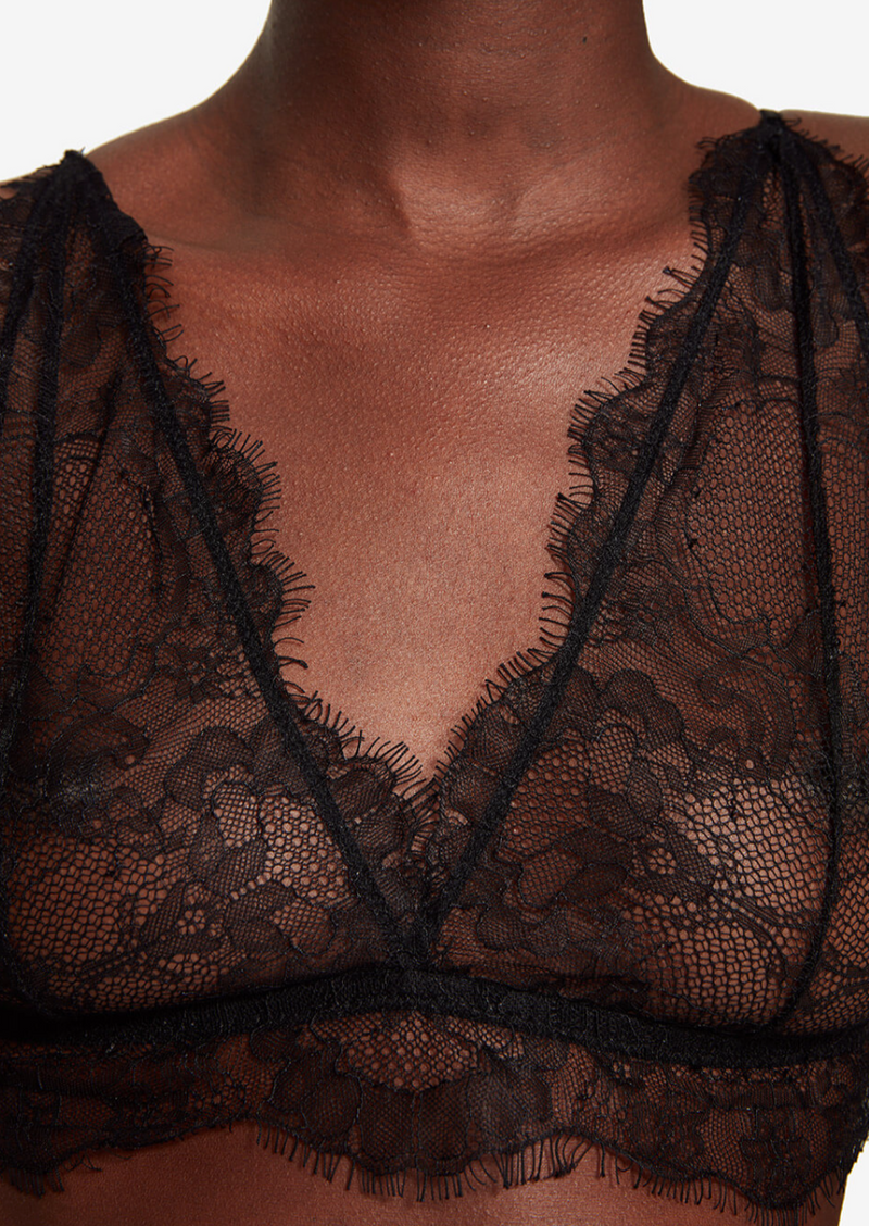 sheer lace bra, ANINE BING